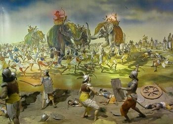 பதினொன்றாம் நாள் குருக்ஷேத்திர போர்…  துரோண பருவம்