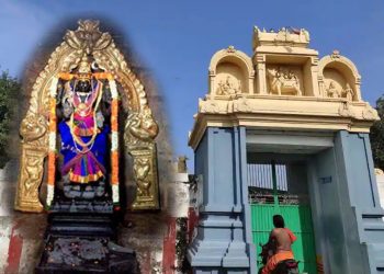 நின்ற கோலத்தில் இருக்கும் அதிசய காமாக்ஷி அம்மன் மற்றும் ஸ்ரீசக்ர திருக்கோவில்!