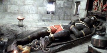 தூங்கும் அஞ்சநேயரை தரிசித்து உள்ளீர்களா?