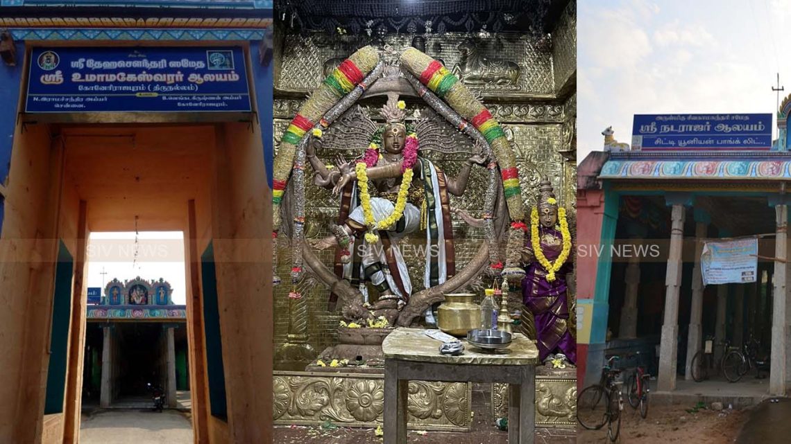 தன்னை தானே சிலையாக மாற்றிக்கொண்ட சுயம்பு நடராஜர் ; கோனேரிராஜபுரம்